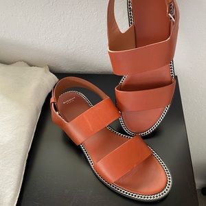 Givenchy ladies leather sandals
